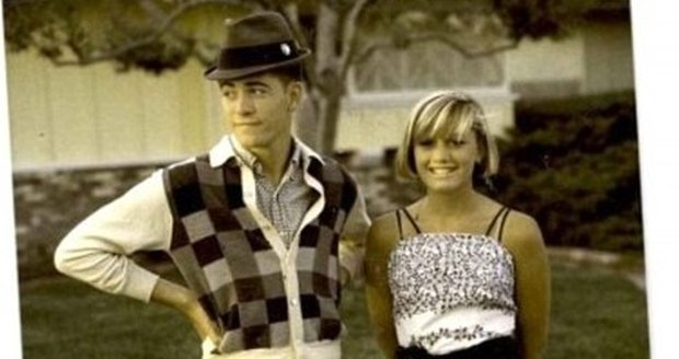 Gwen s bratrem Ericem v roce 1983