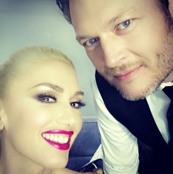 Gwen Stefani se svým přítelem Blakeem Sheltonem