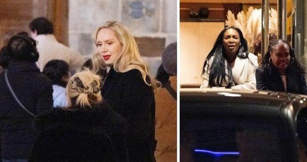 Gwendolin Christie a Venus Williamsová v Praze