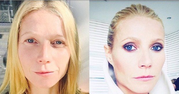 Gwyneth Paltrow před a po