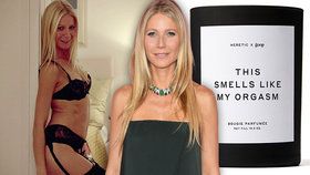 Krásná Gwyneth Paltrow se nebojí provokace a tak prodává "lechtivé" svíčky