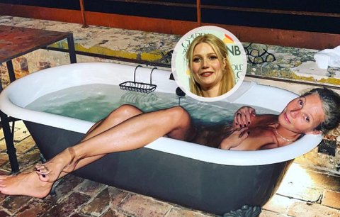 Opět v rouše Evině! Gwyneth Paltrowová oslavila narozeniny nahá ve vaně