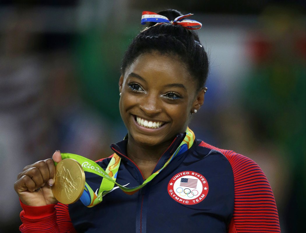 Simone Bilesová byla velkou hvězdou olympiády v Riu