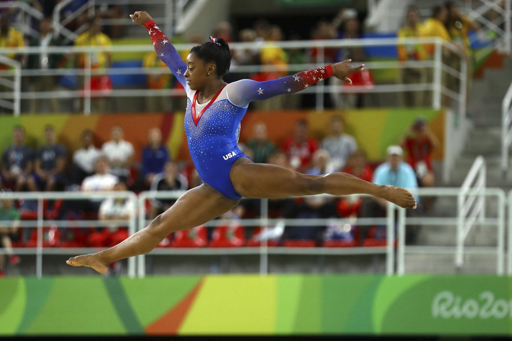 Simone Bilesová na olympiádě v Riu