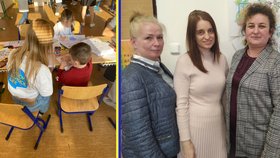 Ukrajinským dětem schází kamarádi i tátové. První dny v Praze byly krušné, pozvolna si ale zvykují, shodují se ukrajinské učitelky.