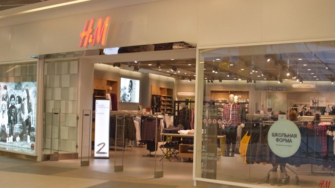 Prodejna H&M v Petrohradu