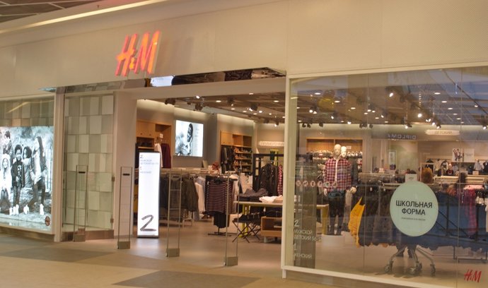 Prodejna H&M v Petrohradu