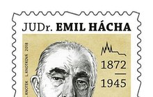 Hácha má poštovní známku: Dočkal se po osmdesáti letech!