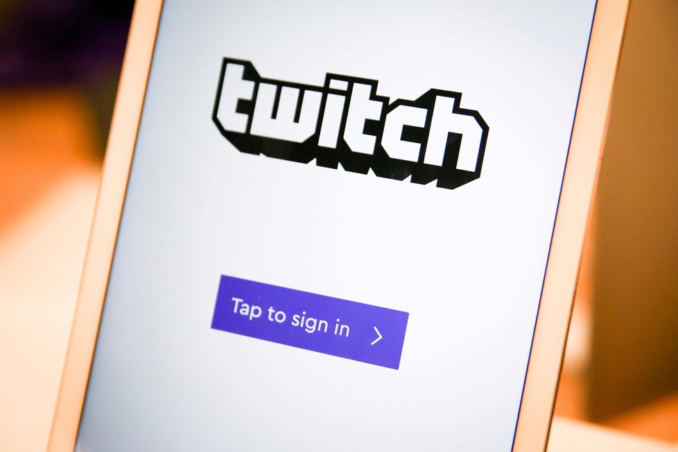 Logo herní streamovací služby Twitch.