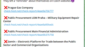 Ukázka příspěvků hackerských skupin z telegramu