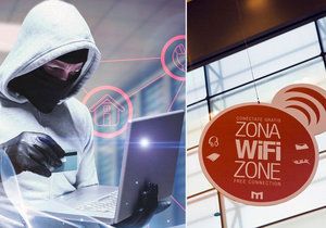 Hackeři nikdy nespí: Využívají veřejné Wi-Fi sítě. Ilustrační foto