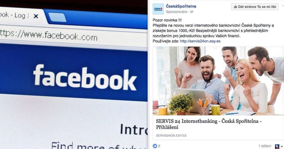Pozor na podvodné reklamy na Facebooku