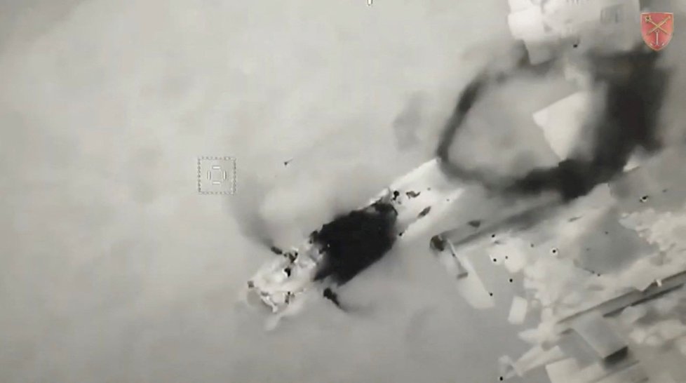 Útok dronu na Zmijí ostrov
