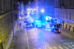Pohotoví strážníci zabránili rvačce patnáctičlenné skupiny v centru Prahy