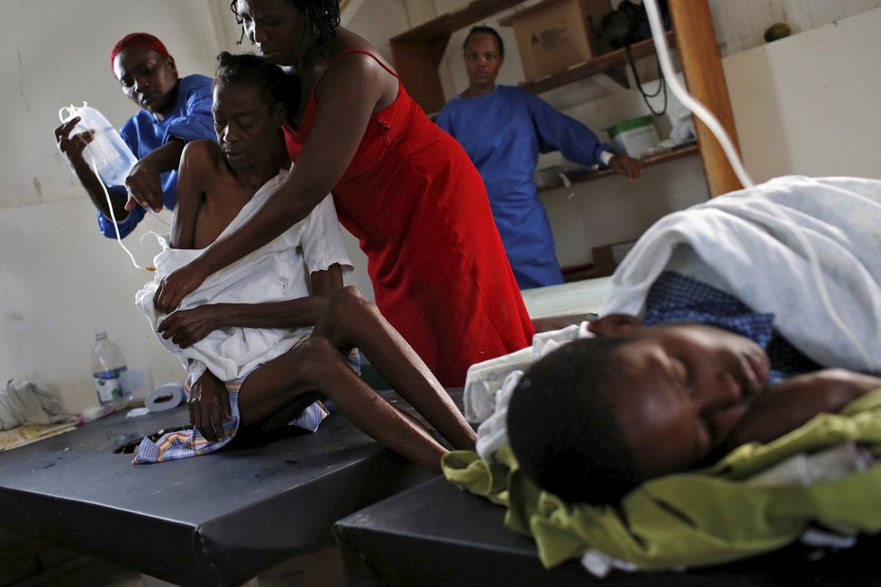 Na zdevastovaném Haiti panují katastrofální hygienické podmínky, ve kterých se rychle šíří cholera