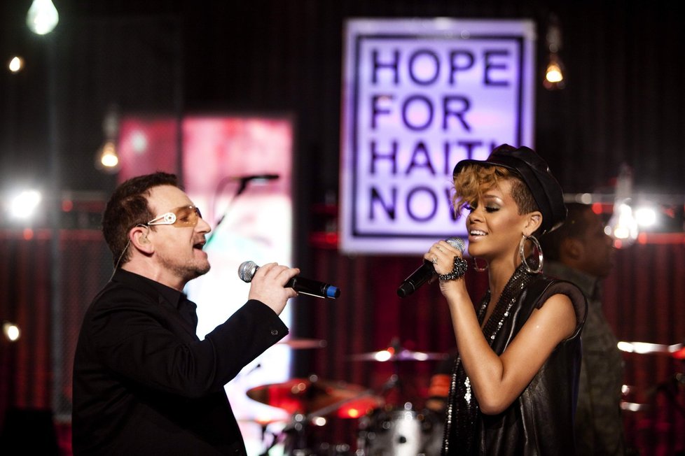 Bono Vox a Rihanna