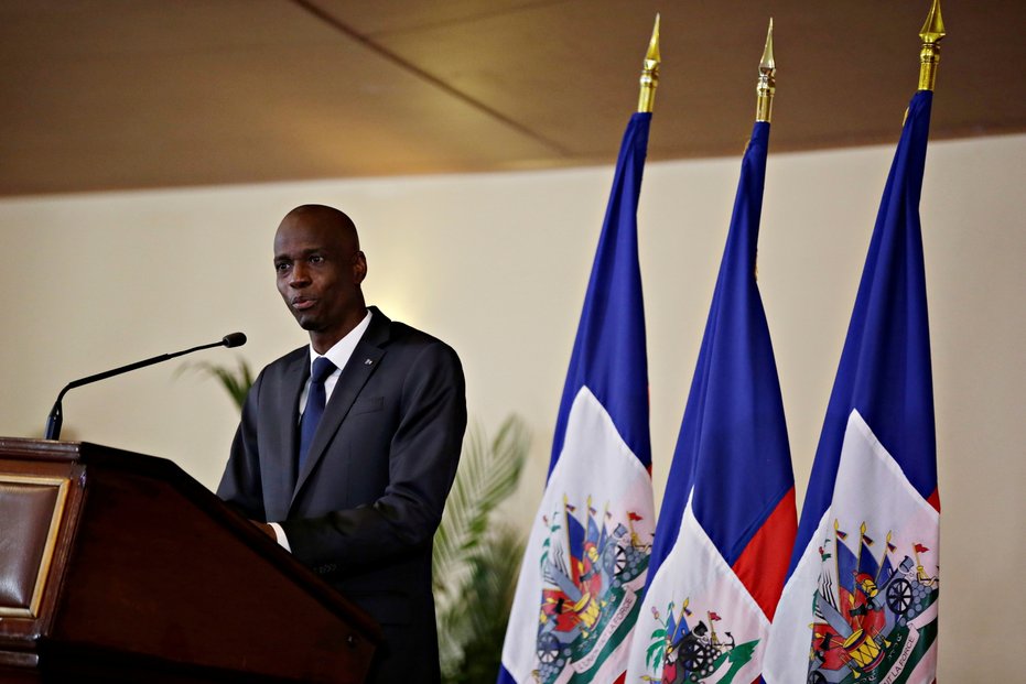 Zavražděný haitský prezident Jovenel Moise