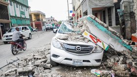 Zemětřesení na Haiti.