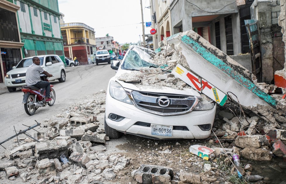 Zemětřesení na Haiti.