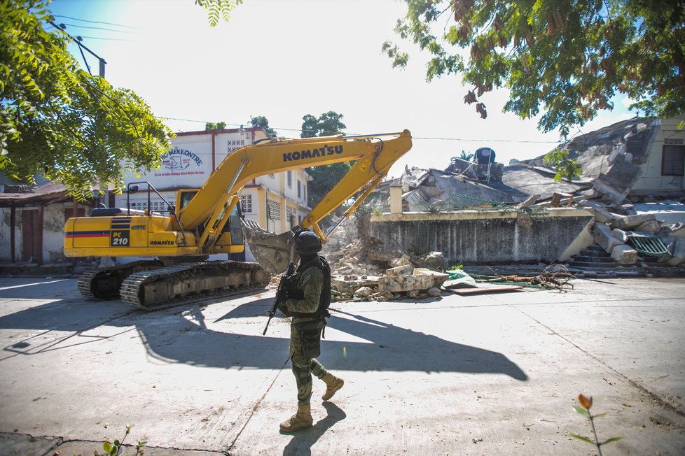 Zemětřesení na Haiti.