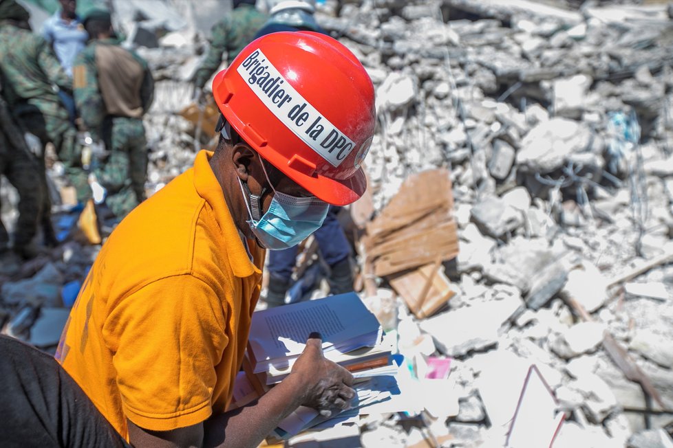 Zemětřesení na Haiti.
