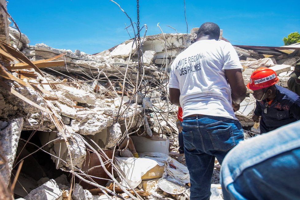 Zemětřesení na Haiti.