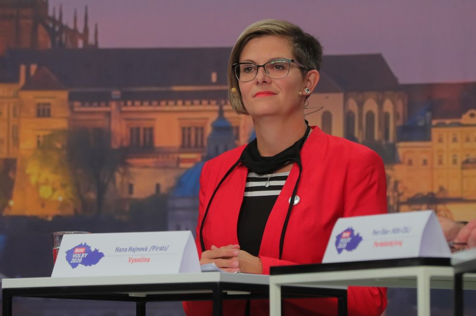 Krajská debata Blesk Zpráv o zemědělství a průmyslu (24. 9. 2020): Hana Hajnová (Piráti)