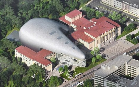Vizuálně působivá stavba připomíná i z tohoto pohledu Ostravanům kosmickou loď.