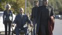 Halle Berry, Patrick Stewart, Ian McKellen a Hugh Jackman v X-Men: Poslední vzdor.