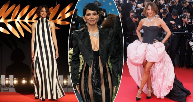Halle Berry musela v Cannes změnit šatník.