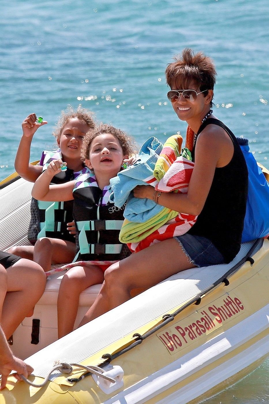 Halle Berry se svými dětmi