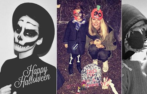 České celebrity o Halloweenu: Krainová ho strávila na hřbitově a Kratochvílová jako kostlivec