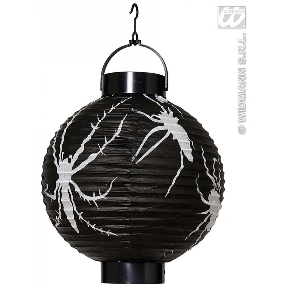 Halloweenský lampion pavouci prům. 20 cm Widmann, tisicajedenfor.cz, 145 Kč