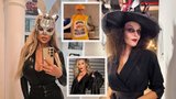 Halloween slavných: Sexy Kubelková, Lela v latexu i nápaditá Leitgeb