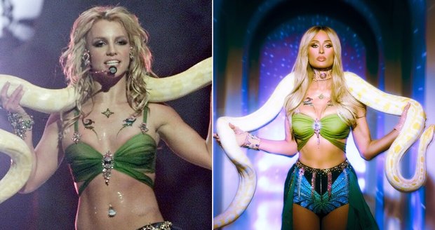Celebrity už trénují na Halloween: Paris Hilton jako Britney