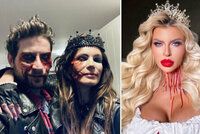 Hvězdný sexy Halloween: »Podřezaná« princezna Lela či zakrvácený Marek Němec!