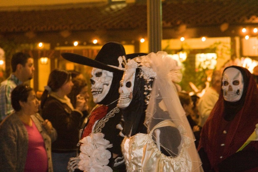 Mexické oslavy El Día de los Muertos, tedy Dne mrtvých