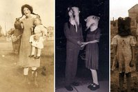 Těchto 10 retro fotek vám nažene pořádný strach! Halloweenské kostýmy, které byly děsivější než horor