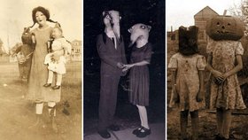 Těchto 10 retro fotek vám nažene pořádný strach! Halloweenské kostýmy, které byly děsivější než horor