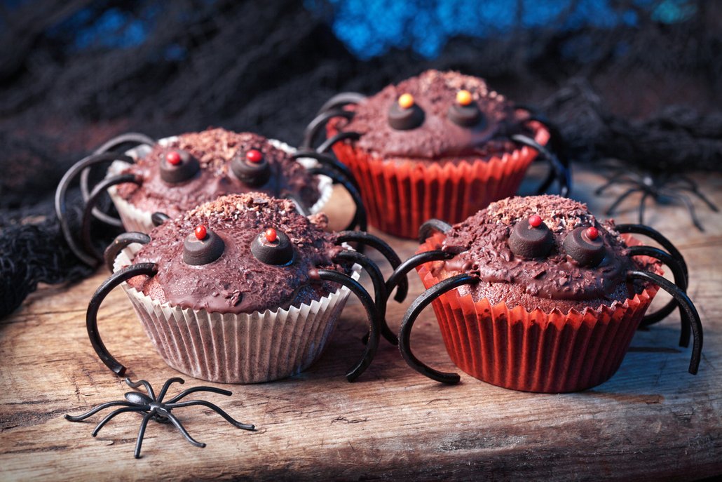 Pavoučí cupcakes