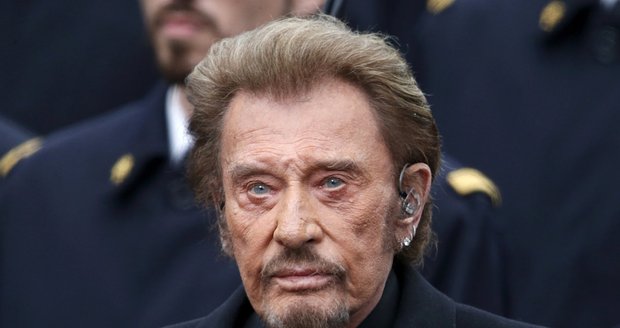 Francouzský zpěvák Johnny Hallyday