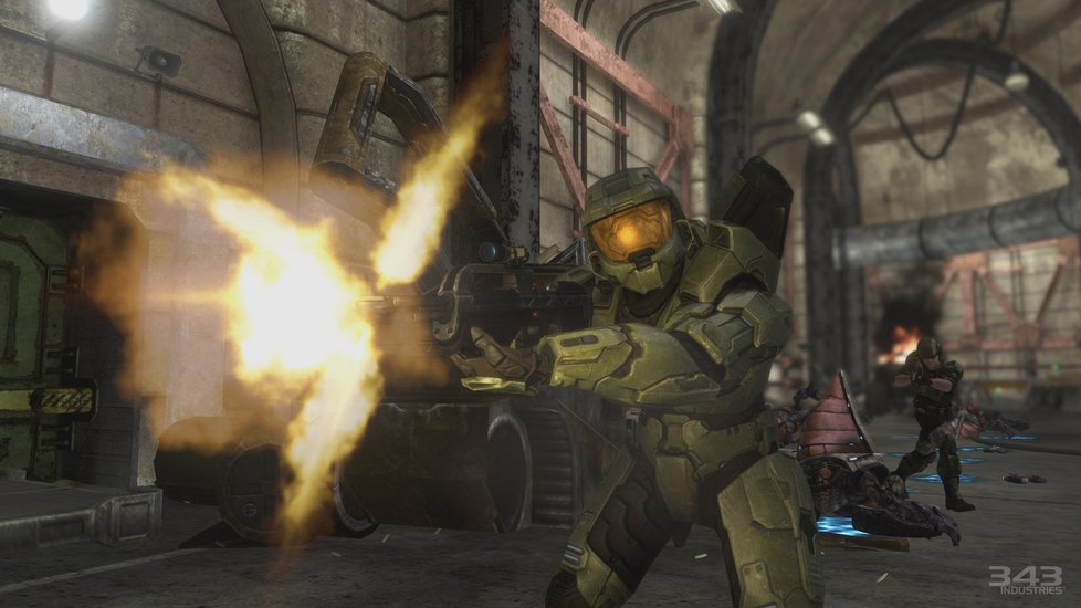 Halo 3 – Třetí díl se nedočkal kompletního přepracování, ale i vyhlazené textury a lepší osvětlení mu pomohly k větší kráse.