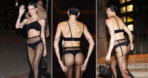 Zpěvačka Halsey v odvážném modelu