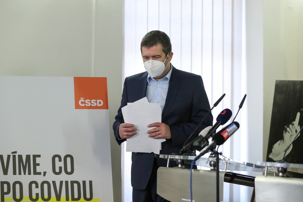 Vicepremiér Jan Hamáček (ČSSD)