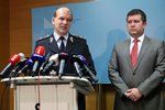 Briefing Jana Hamáčka a policejního prezidenta Martina Vondráška na ministerstvu vnitra