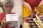 Žena vytáhla z krabice 24 let starý hamburger z McDonalds: Vypadá jako pár dní starý