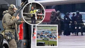 Salman E. vjel na letišti v Hamburku přímo na letištní plochu, střílel a házel Molotovovy koktejly. Ochromil tamní provoz, v autě měl dceru (4).