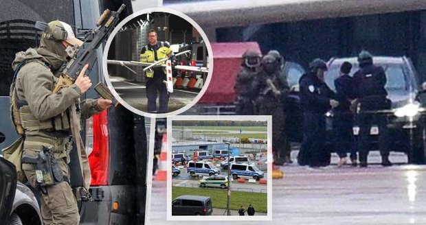 Detaily řádění Salmana na letišti v Hamburku: Dceru držel 18 hodin, exmanželku málem přejel, nasadili 920 lidí