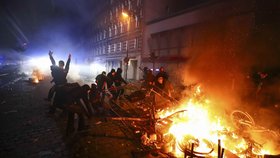 Protesty během summitu G20 v Hamburku