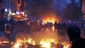 Protesty během summitu G20 v Hamburku